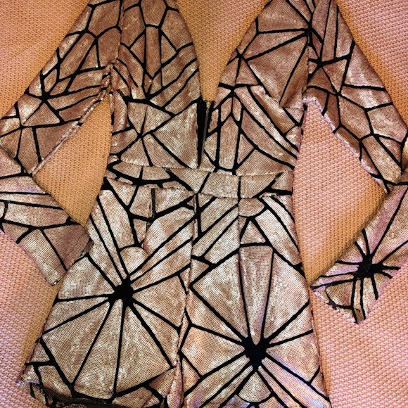Charlotte Russe Other - NWOT Sequin shorts romper jumpsuit